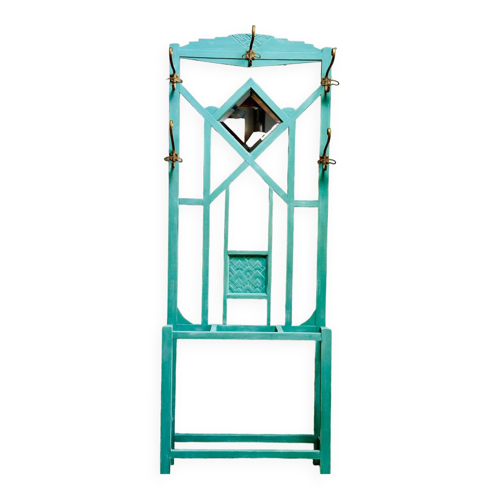 Art Deco coat rack cloakroom