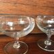 Set de cinq coupes à champagne en cristal