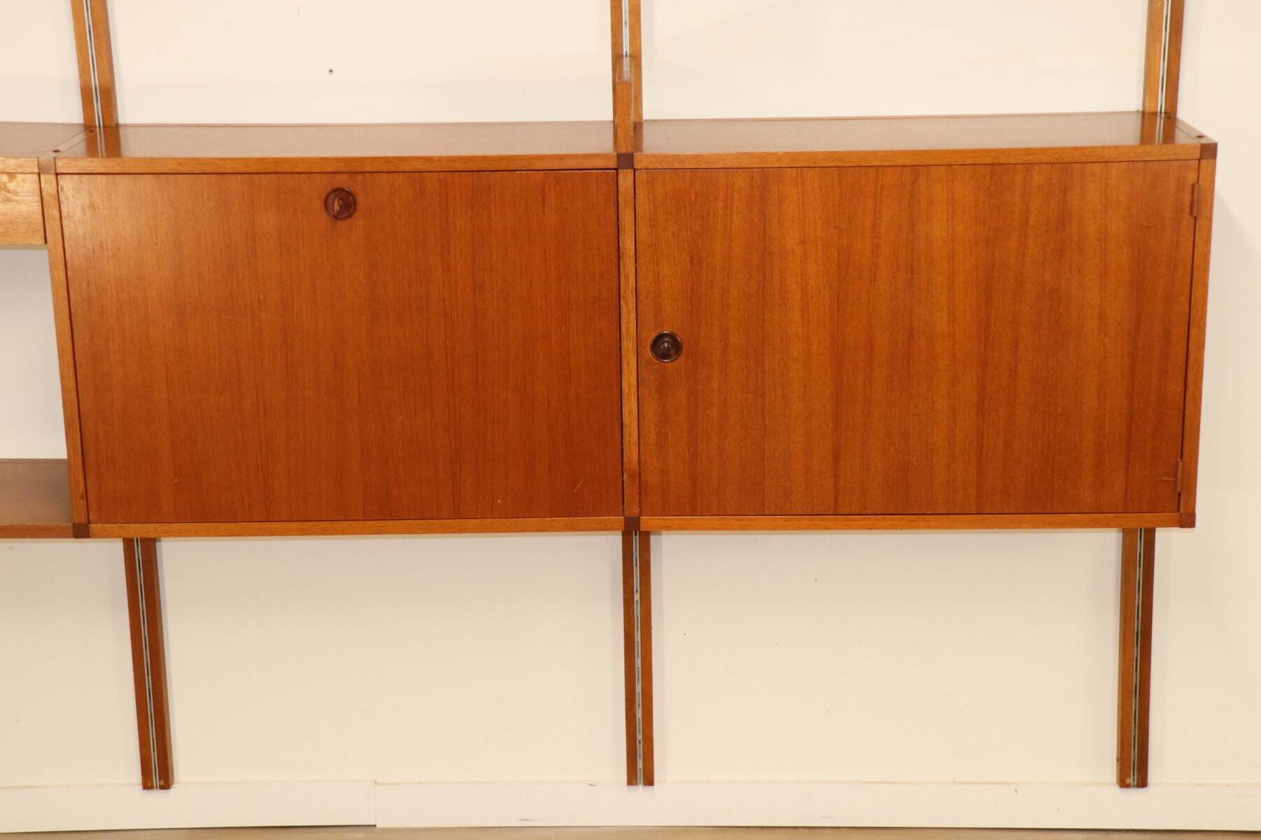 Modular wall bookcase, Minvielle edition by ARP – 1960