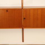 Modular wall bookcase, Minvielle edition by ARP – 1960