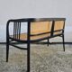 Vienna Secession beech canapé with cane seat and backrest.