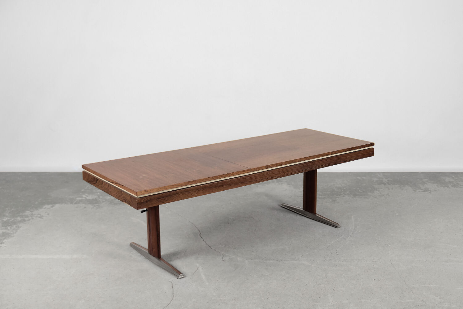 German rosewood adjustable table from e.m.ü, 1960s