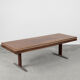 German rosewood adjustable table from e.m.ü, 1960s