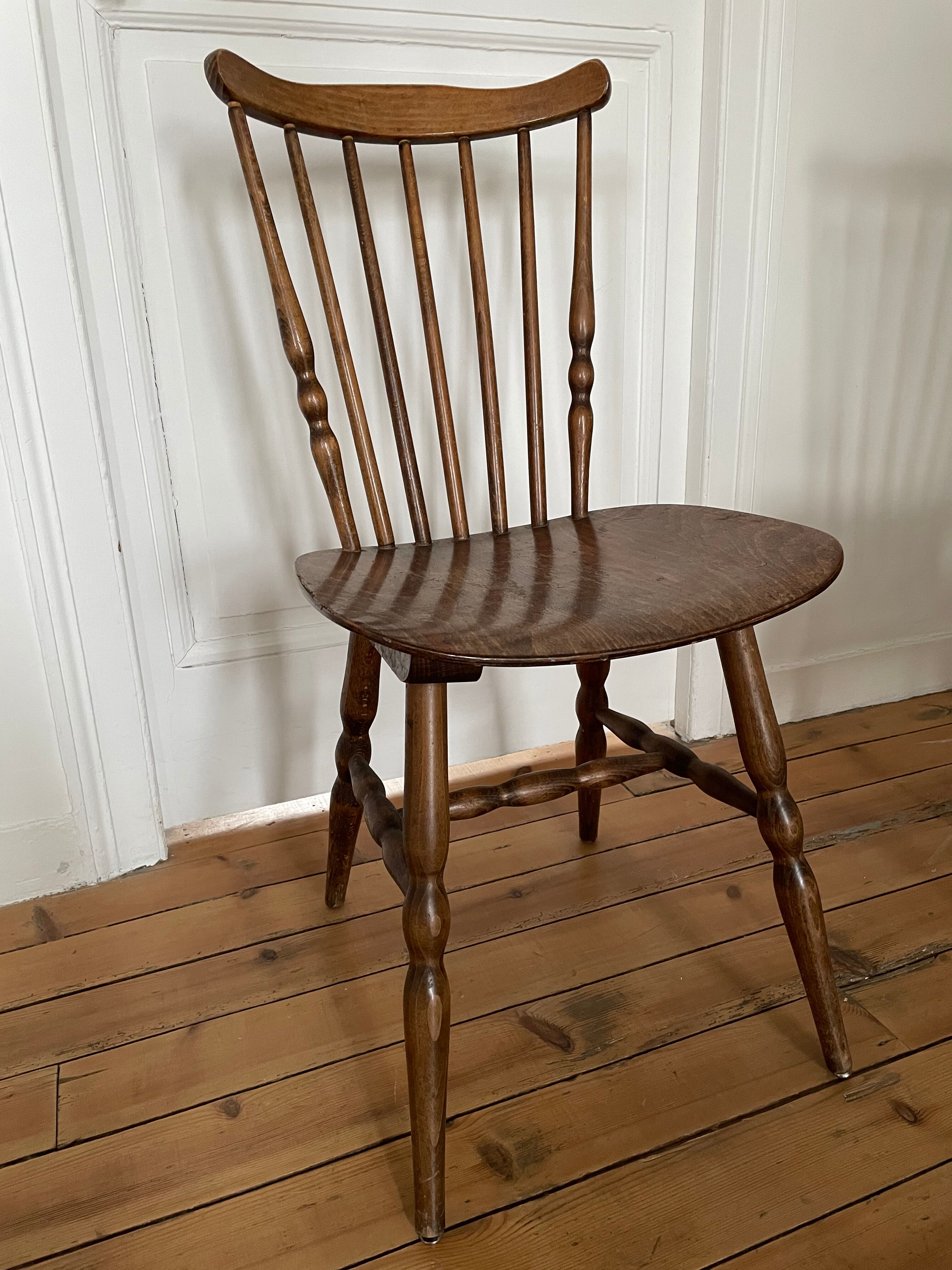 Set of 2 vintage Baumann Tacoma bistro chairs, circa 1960