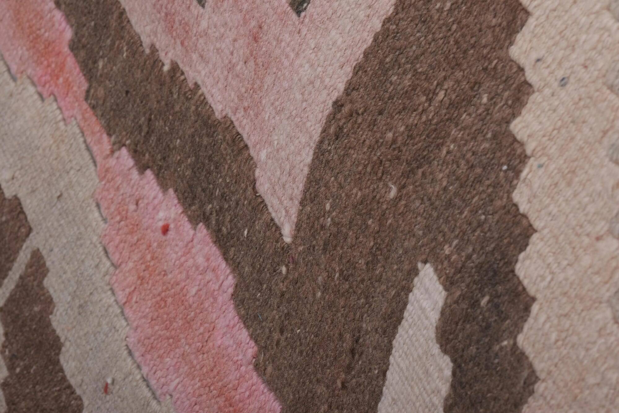 Vintage Turkish hallway rug 74x631 cm