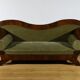 Canapé en Ronce d’Acajou, style Biedermeier – Fin XIXe