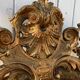 Baroque mirror 19th century gilded  84x156cm
