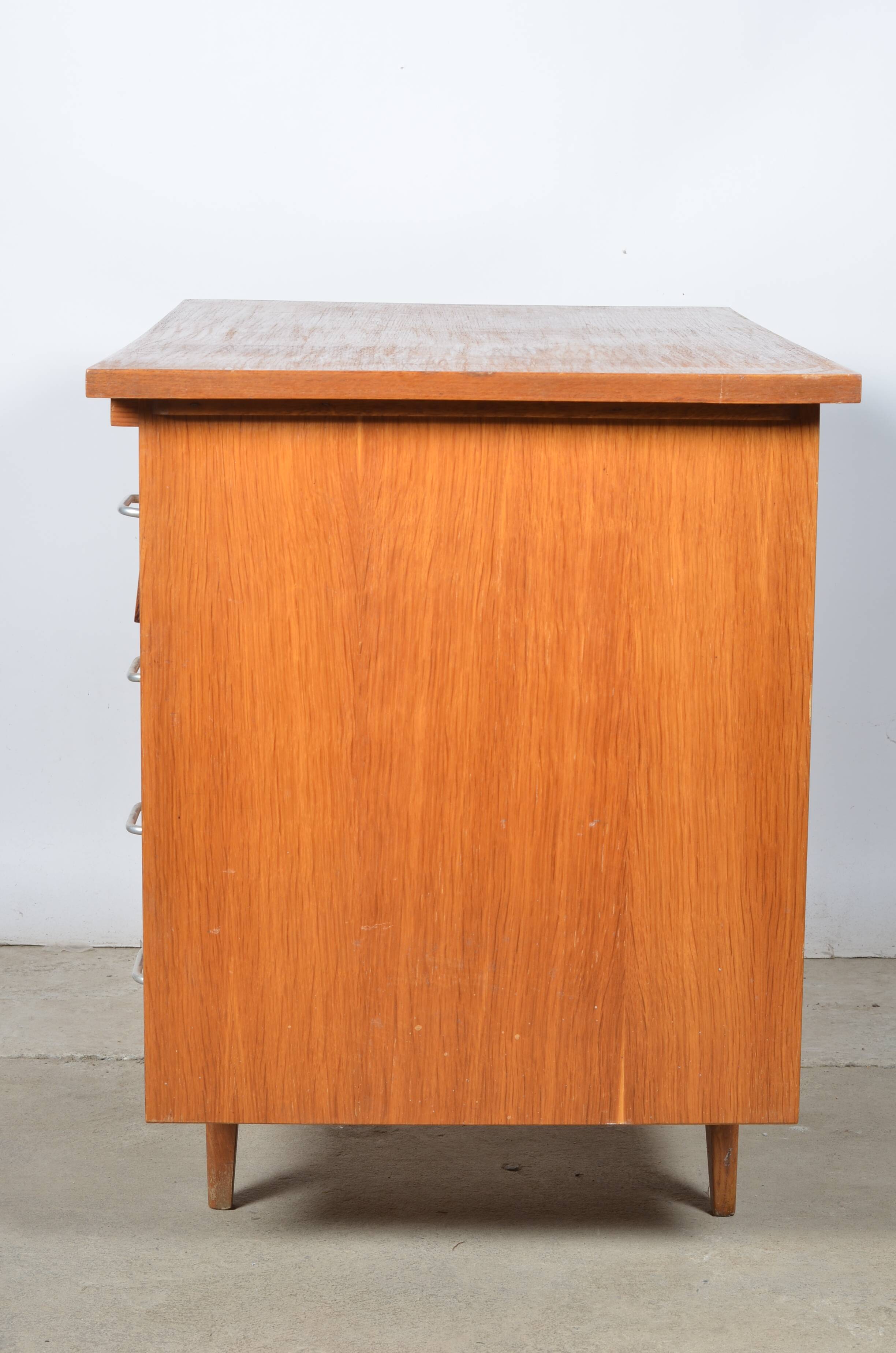 Light oak desk 1950
