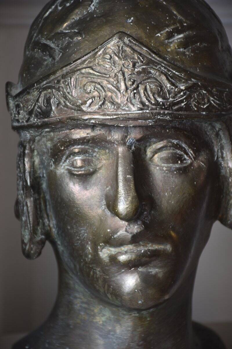 André Tajana (attributed to) Head of a Roman Warrior (1938)