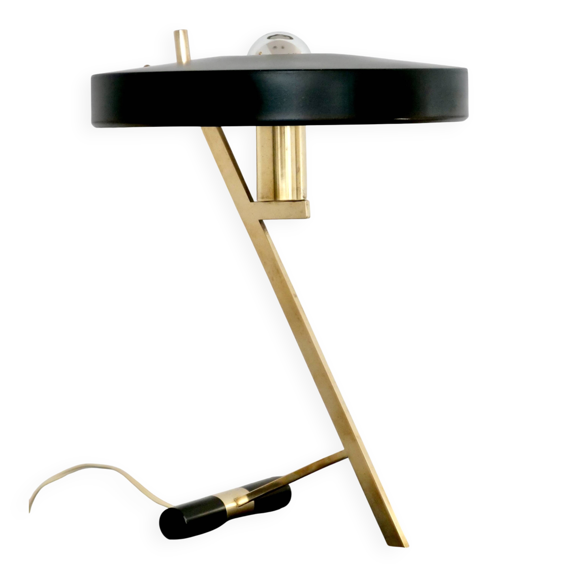Lampe z philps modèle diplomat mid century design louis kalff design