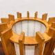 Ib fabiansen wooden space age table lamps by fog and mørup - denmark - 1960s