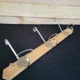 Coat rack with 3 double hooks 1950
