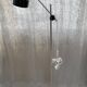 Lampadaire de lecture vintage rétro, noir, acier, Suède, années 1960
