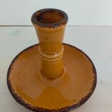 Ceramic handheld candle holder Cellar rat 60s/70s