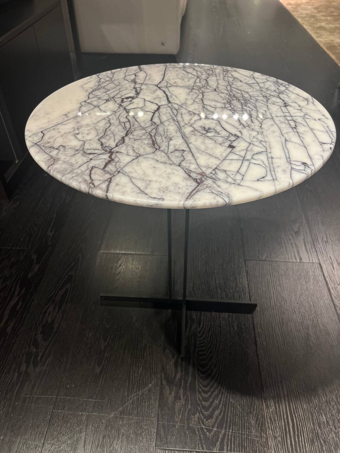 Lilac marble coffee table