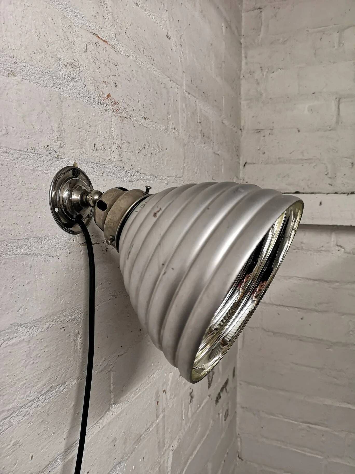 1930s Mercury Glass Wall Light By Adolf Meyer For Zeiss Ikon Germany
