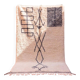 Handmade traditional pure wool rug size 2/3 m