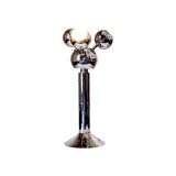 1970s Space Age "Torino" Chromed Table Lamp