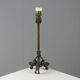 Lampe ancienne style Christophe Fratin en bronze, début XXe siècle