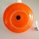 Orange opalin hanging lamp