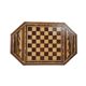 Game of ajedrez, madera tallada, Arts & Crafts, circa 1900 - Inglaterra