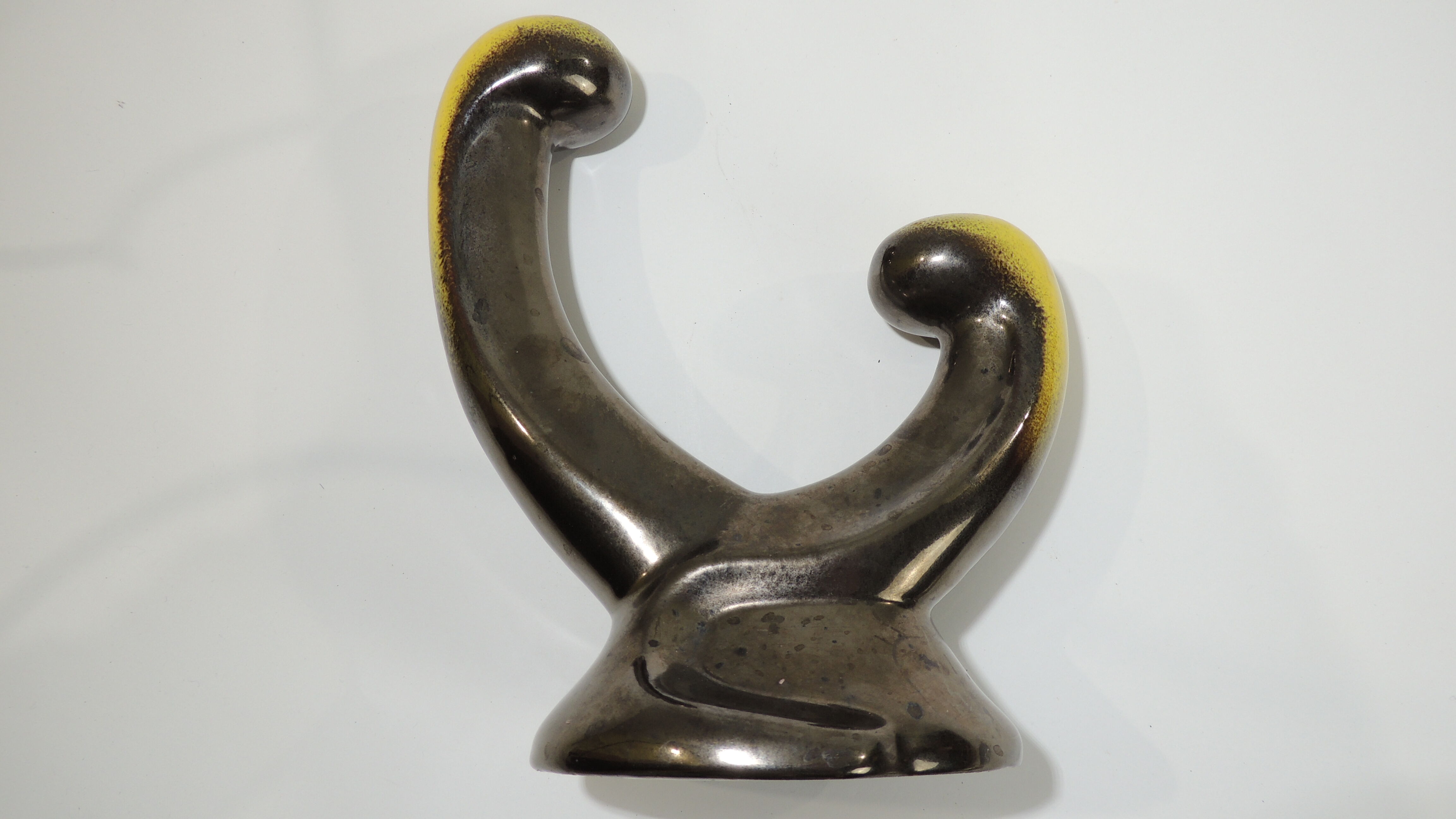 Candle holder Vallauris Ceramidi design 1950 vintage