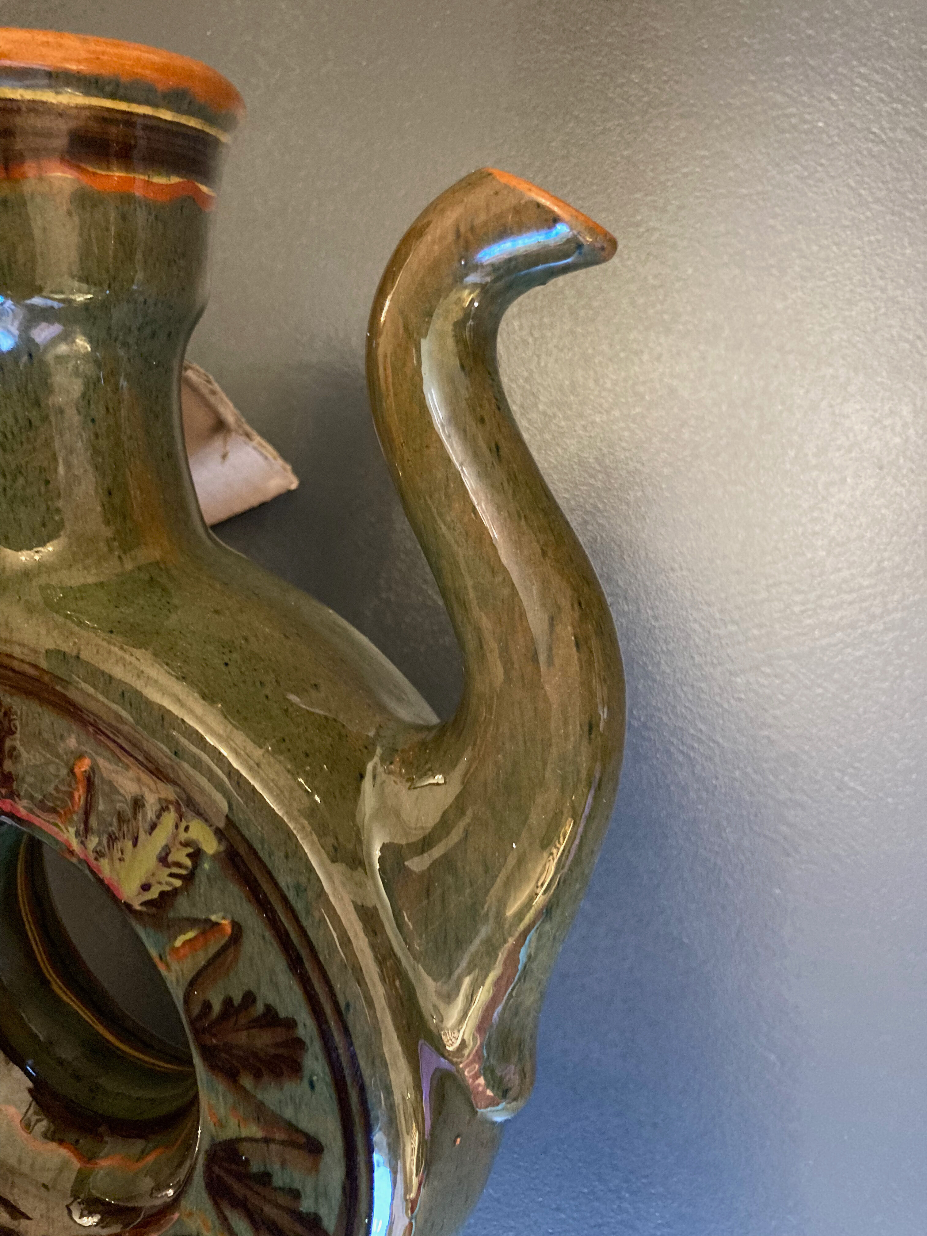 Earthenware ring coffee maker