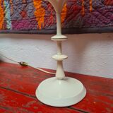Lamp in metal and opaline satin of e.r vele edition temde 70s