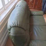 2-Seat leather sofa
