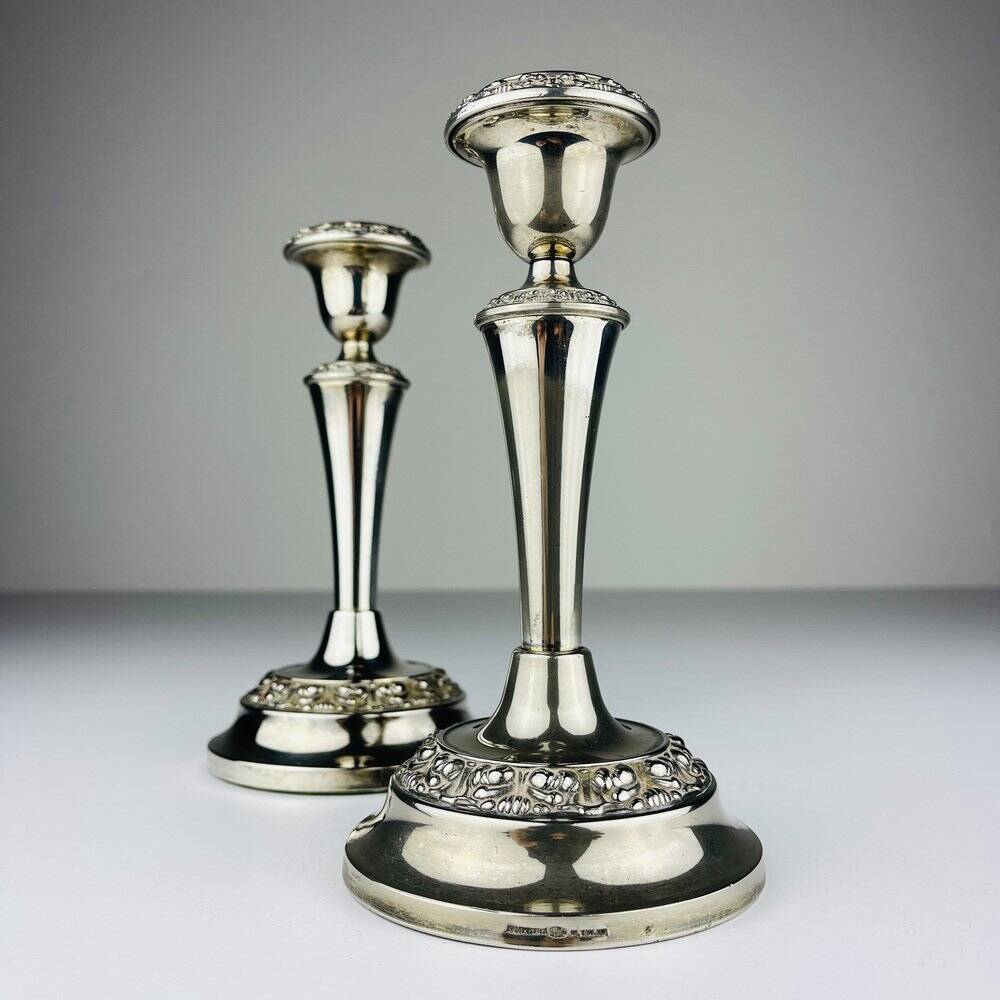 Chandeliers en argent plaqué d'Ianthe, Angleterre, années 1950, lot de 2