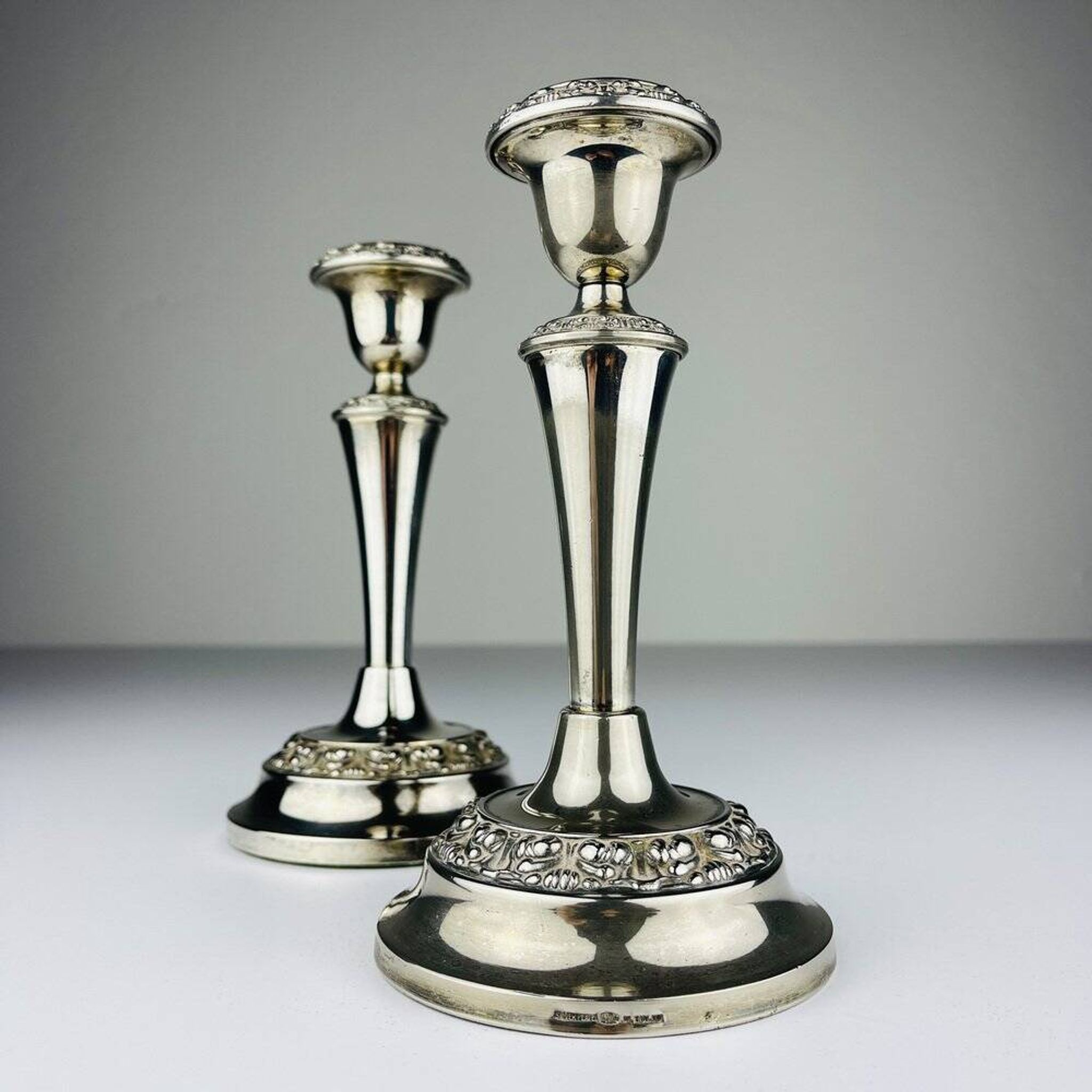 Chandeliers en argent plaqué d'Ianthe, Angleterre, années 1950, lot de 2