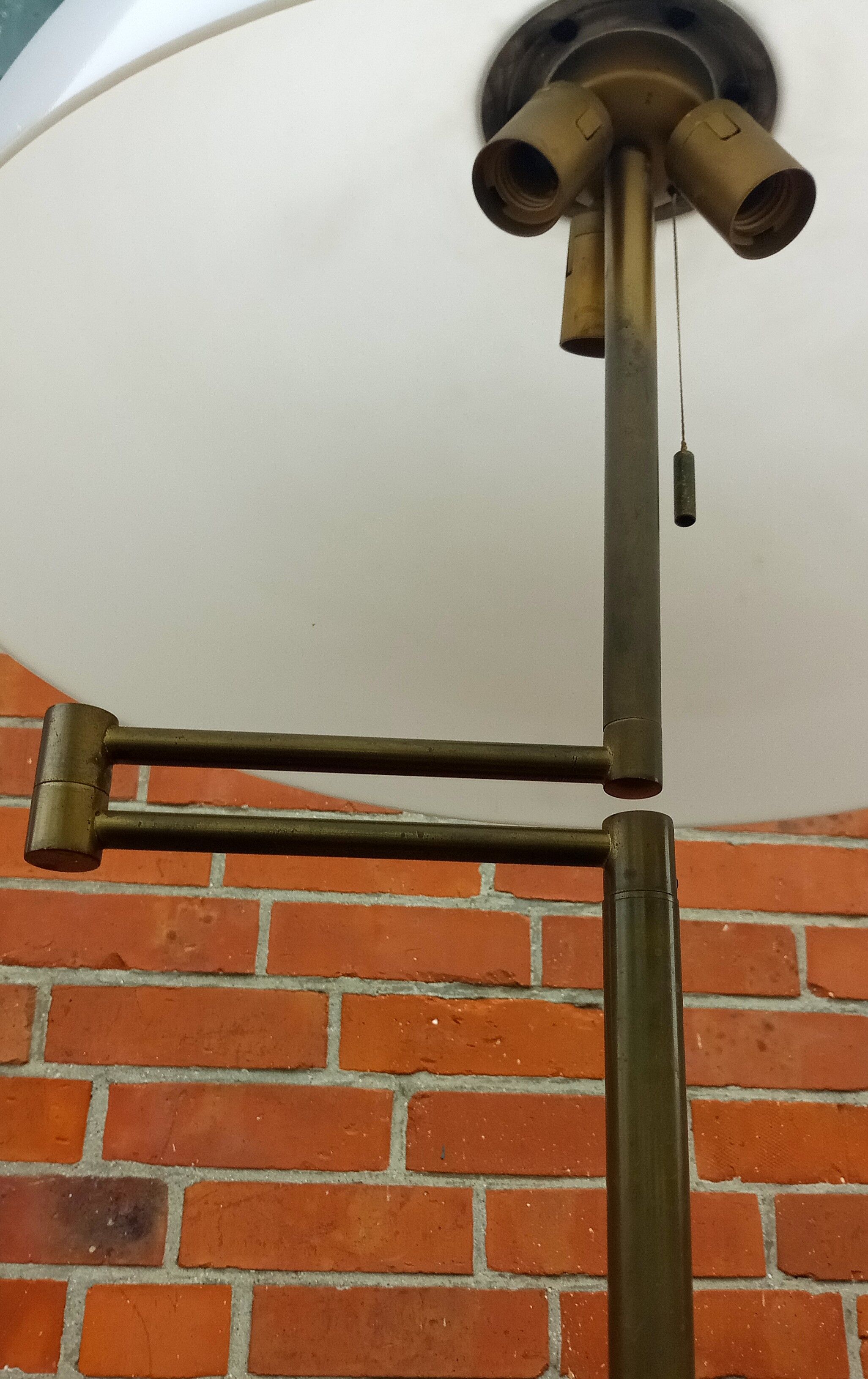 Brass floorlamp by Swiss International