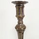 pair of Louis XIV-style chandeliers/ silver metal torches: 25.5 cm
