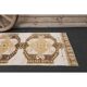 1970s Turkish Hand-Knotted Wool Cotton Beige Runner Rug 73x310