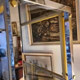Vintage chrome and brass floor