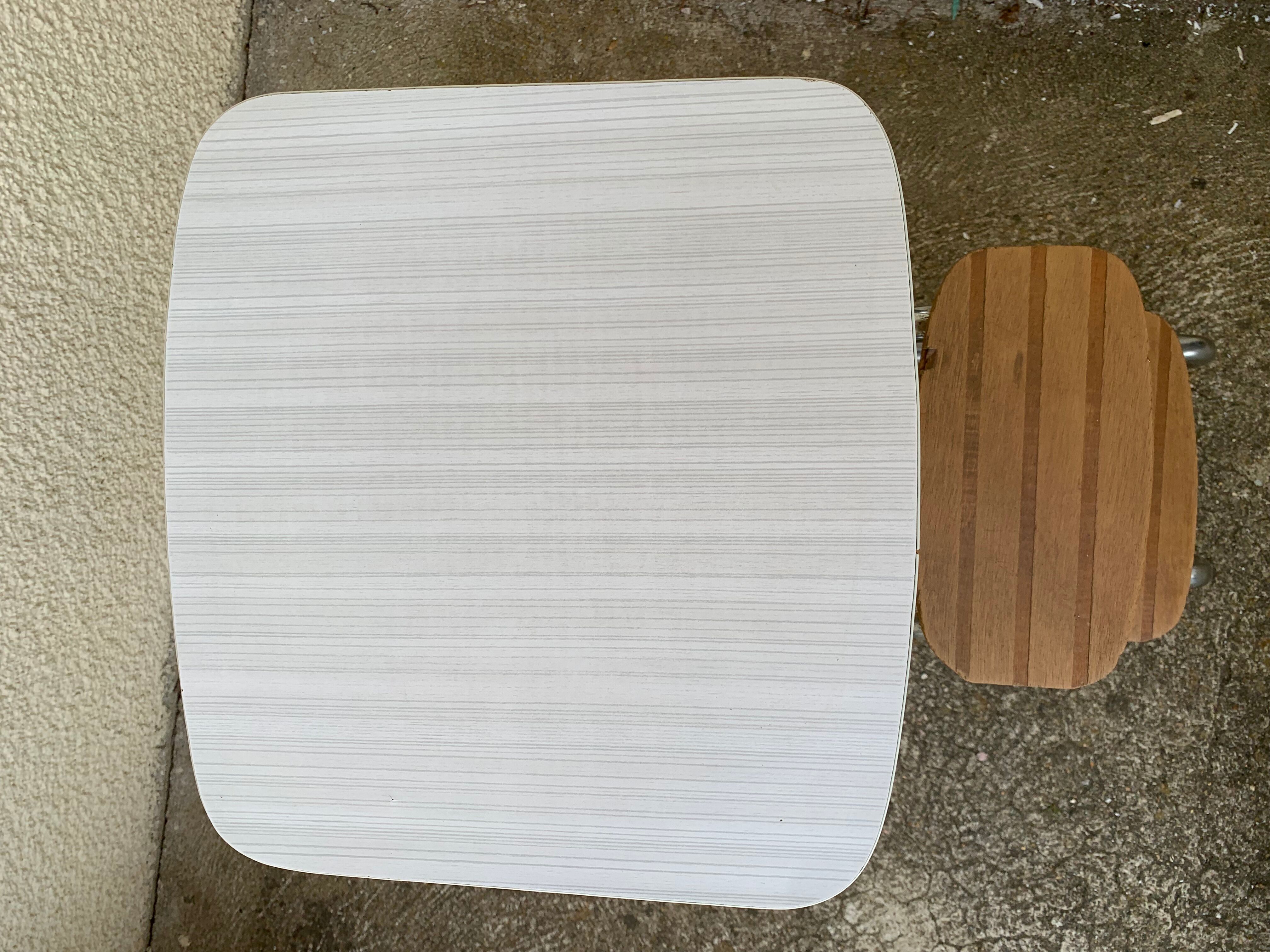 Formica stepladder stool 1970