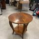 Art Deco oak side table guéridon