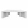 Jumbo Square Coffee Table by Gae Aulenti for Knoll, 1965, White Carrara, Italy