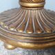 Golden carved wood lamppost or period 1940 Italy