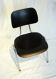 Set of 4 stackable chairs chrome steel tube
