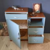 Buffet asymétrique vintage, années 50/60