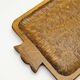 Carved wooden plateau