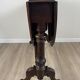 Victorian Sutherland table — walnut burl inlaid top