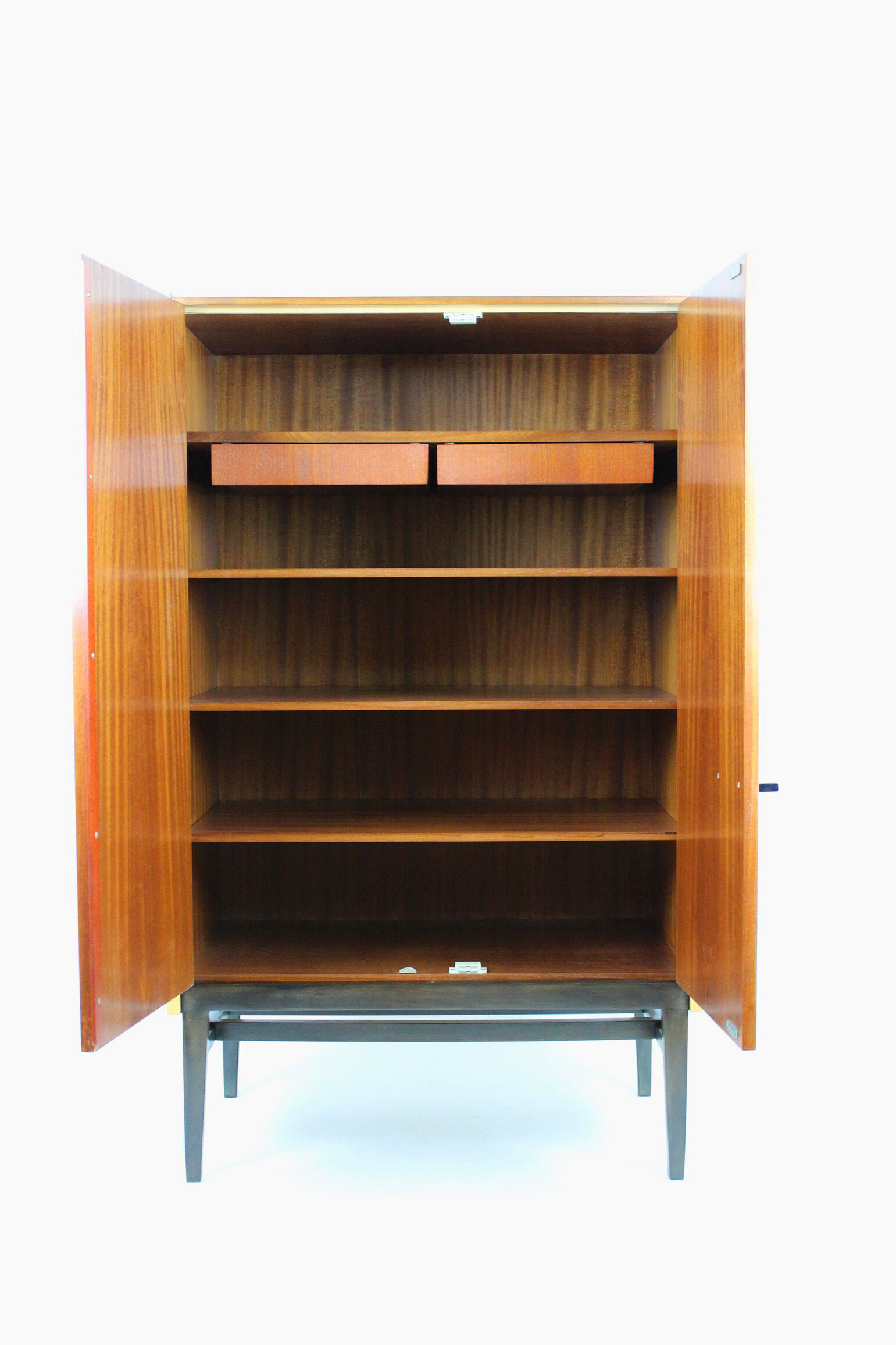 Small Mid-Century Wardrobe by František Mezulaník for UP Bucovice, 1960s