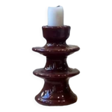 Bougeoir chandelier design coloré rouge bordeaux