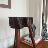 Brutalist tripod stool