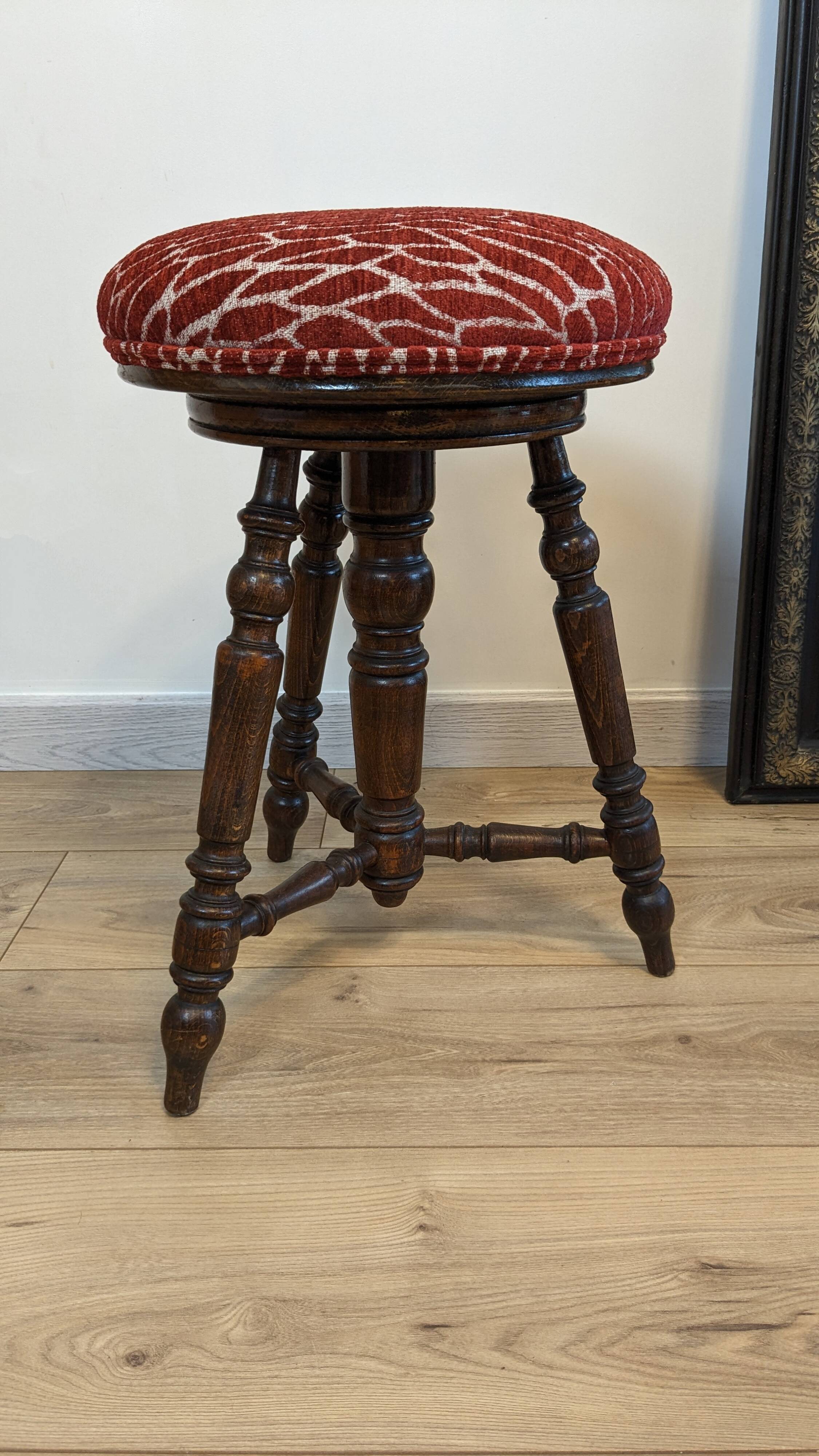 Tabouret de piano Napoléon III