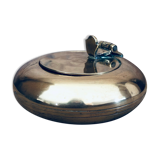 Vintage brass pocket ashtray