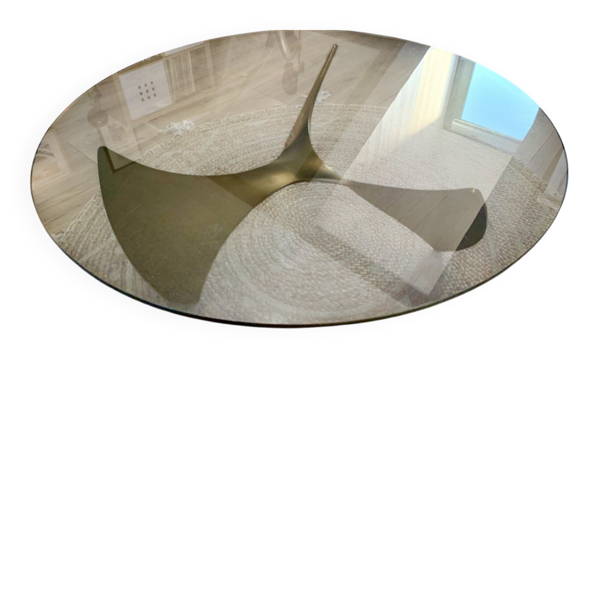 Propeller coffee table