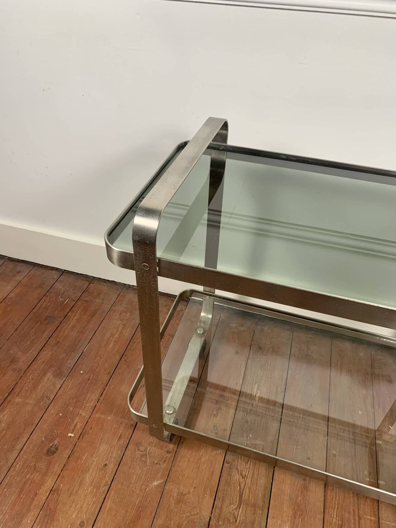 1960s-70s rolling trolley in the style of Martini & Rossi